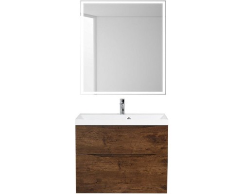 Тумба под раковину BelBagno Marino 80 MARINO-H60-800-2C-SO-RW-P подвесная Rovere Moro