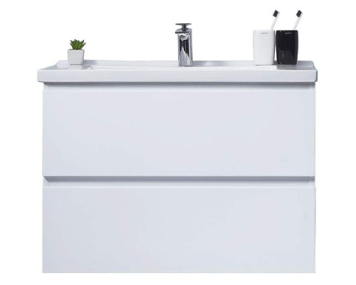 Тумба с раковиной Orans BC-4023W 80 4023800wuv005 Белый глянец