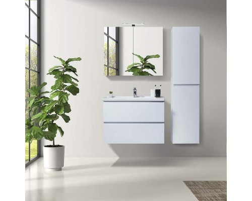 Тумба с раковиной Orans BC-4023W 80 4023800wuv005 Белый глянец