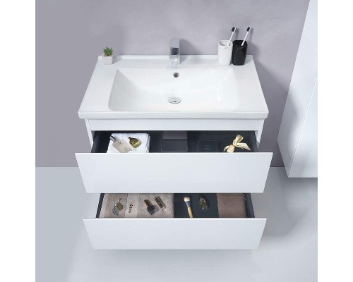 Тумба с раковиной Orans BC-4023W 80 4023800wuv005 Белый глянец