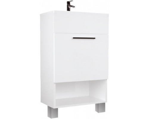Тумба с раковиной 1MarKa July 50Н У85932 Белый глянец