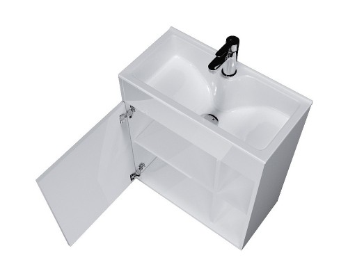 Тумба с раковиной 1MarKa Lido 60Н У83298 Белый глянец