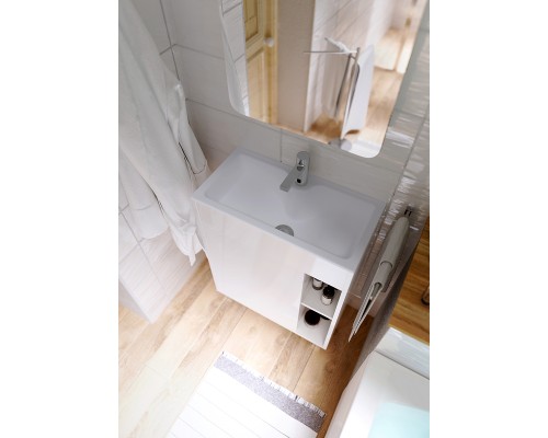 Тумба с раковиной 1MarKa Lido 60Н У83298 Белый глянец