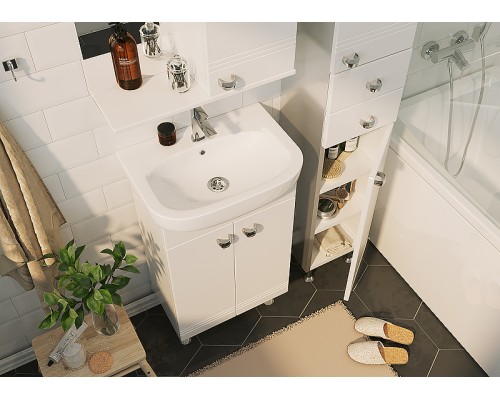 Тумба под раковину 1MarKa Story 45Н У99313 Белый глянец