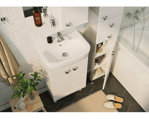 Тумба под раковину 1MarKa Story 50Н У99314 Белый глянец