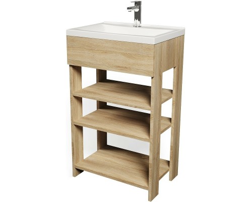 Тумба с раковиной 1MarKa Revo 50H У98621 Дуб сонома