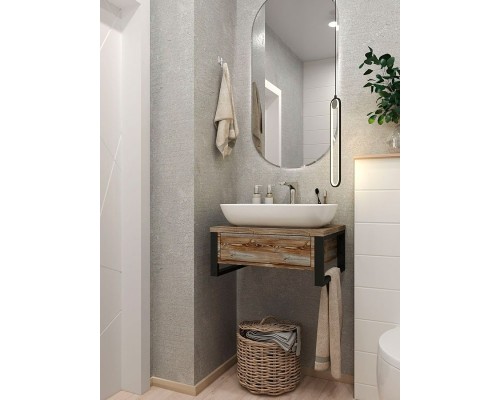 Тумба под раковину 1MarKa Grunge Loft 60П Ц0000001579 подвесная Дуб намибия