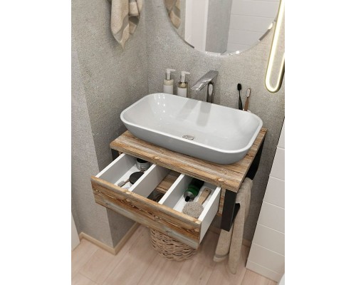 Тумба под раковину 1MarKa Grunge Loft 60П Ц0000001579 подвесная Дуб намибия