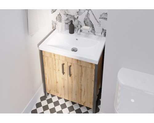 Тумба под раковину 1MarKa Grunge Loft 70Н Ц0000008499 Дуб вотан