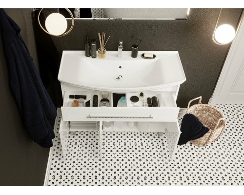 Тумба под раковину 1MarKa Lina Classic New 105Н У94491 Белый глянец