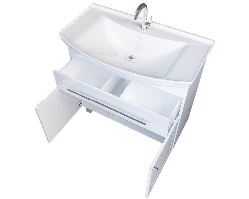 Тумба под раковину 1MarKa Lina Classic New 85Н У94494 Белый глянец