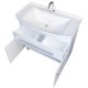 Тумба под раковину 1MarKa Lina Classic New 85Н У94494 Белый глянец
