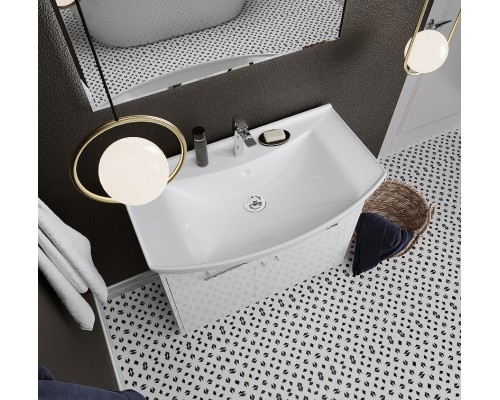 Тумба под раковину 1MarKa Lina Classic New 85Н У94494 Белый глянец