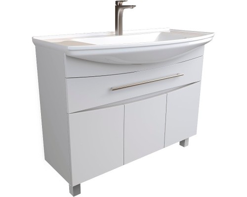 Тумба под раковину 1MarKa Lina New 105Н У94492 Белый глянец