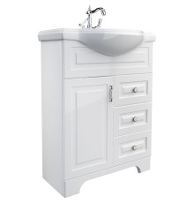 Тумба под раковину 1MarKa Прованс New 65Н У94488 Белый глянец