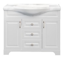 Тумба под раковину 1MarKa Прованс New 80Н У94490 Белый глянец