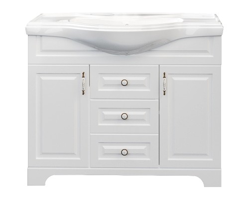Тумба под раковину 1MarKa Прованс New 80Н У94490 Белый глянец