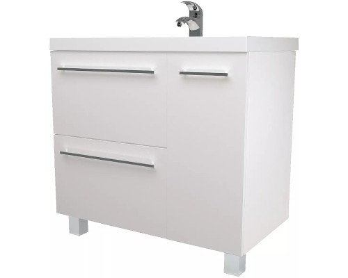 Тумба под раковину 1MarKa Соната 90Н У83680 Белый глянец