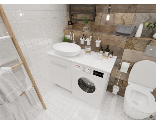 Тумба под раковину 1MarKa Wash 48Н Ц0000002638 Белый глянец