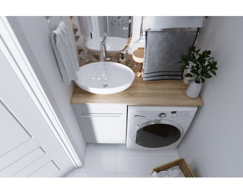 Тумба под раковину 1MarKa Wash 48Н Ц0000002638 Белый глянец