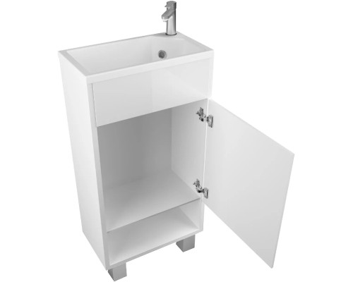 Тумба с раковиной 1MarKa Lira 40Н R У85920 Белый глянец