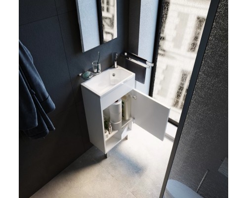 Тумба с раковиной 1MarKa Lira 40Н R У85920 Белый глянец