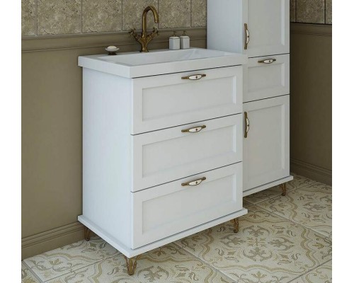 Тумба с раковиной Эстет Bali Classic 65 ФР-00002142 Белая