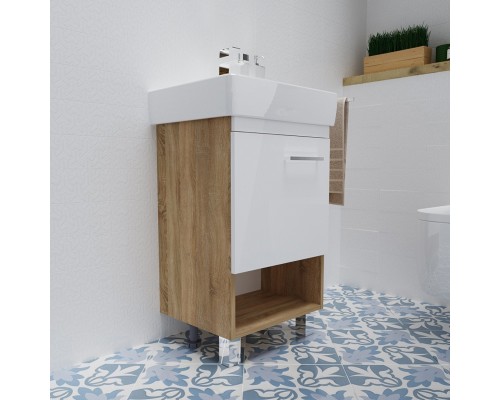 Тумба под раковину 1MarKa Tera 55 У76066 Дуб Сонома