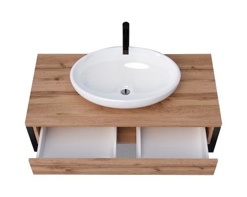 Тумба под раковину 1MarKa Grunge Loft 70П Ц0000015940 подвесная Дуб Вотан