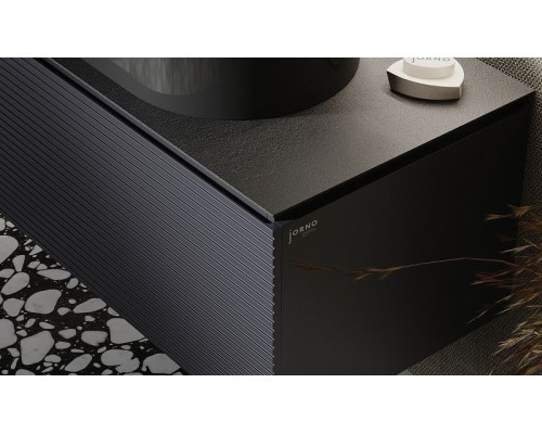 Тумба под раковину Jorno Stone 100 Stn.01.100/P/A/JR подвесная Антрацит