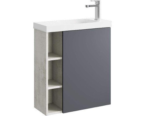 Корпус тумбы под раковину Aqwella Alba 60 R ALB0106RLS подвесной Камень натуральный