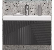 Тумба под раковину Velvex Edge 70 tpEDG.70.1Y-231 подвесная Графит