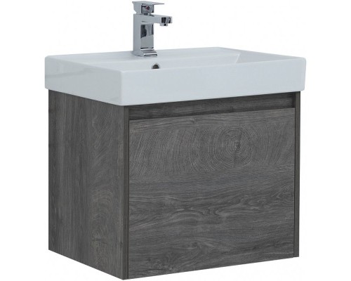 Тумба с раковиной Aquanet Nova Lite 60 245239 подвесная Дуб рошелье