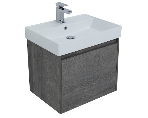 Тумба с раковиной Aquanet Nova Lite 60 245239 подвесная Дуб рошелье