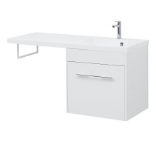Тумба с раковиной Aquanet Августа 120 R 239782 подвесная Белая