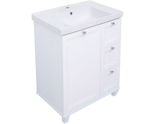 Тумба под раковину Aquanet Амели 70 261988 Белая матовая