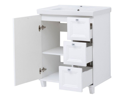 Тумба под раковину Aquanet Амели 70 261988 Белая матовая