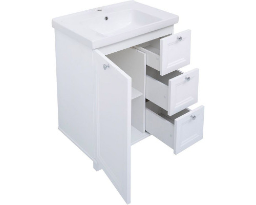 Тумба под раковину Aquanet Амели 70 261988 Белая матовая