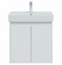 Тумба под раковину Aquanet Nova Lite 60 298847 подвесная Белая глянцевая