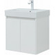 Тумба под раковину Aquanet Nova Lite 60 298847 подвесная Белая глянцевая