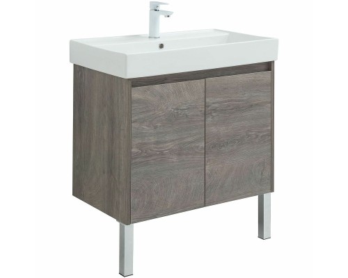 Тумба под раковину Aquanet Nova Lite 75 298851 подвесная Дуб рошелье