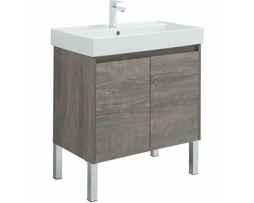 Тумба под раковину Aquanet Nova Lite 75 298851 подвесная Дуб рошелье