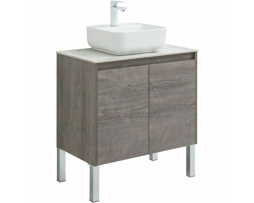 Тумба под раковину Aquanet Nova Lite 75 298851 подвесная Дуб рошелье