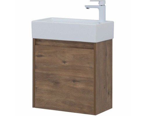 Тумба под раковину Aquanet Nova Lite 50 298855 подвесная Дуб рустикальный