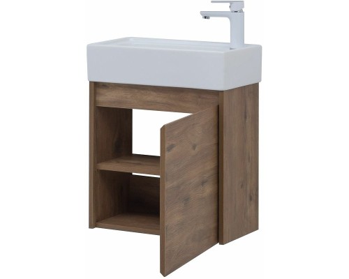 Тумба под раковину Aquanet Nova Lite 50 298855 подвесная Дуб рустикальный