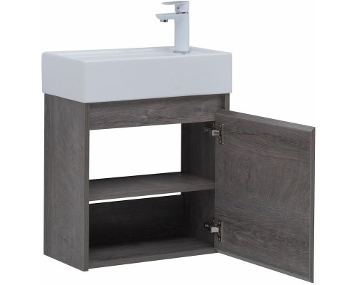 Тумба под раковину Aquanet Nova Lite 50 298854 подвесная Дуб рошелье