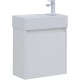 Тумба под раковину Aquanet Nova Lite 50 298853 подвесная Белая глянцевая
