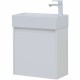 Тумба под раковину Aquanet Nova Lite 50 298853 подвесная Белая глянцевая