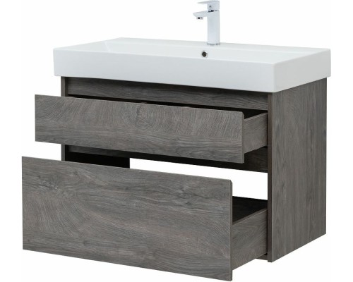 Тумба под раковину Aquanet Nova Lite 85 249937 подвесная Дуб рошелье