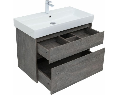 Тумба под раковину Aquanet Nova Lite 85 249937 подвесная Дуб рошелье